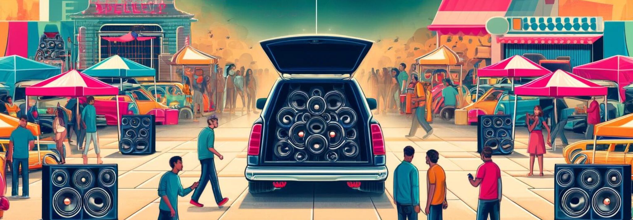 Espaços apropriados para som automotivo